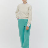 Bicolor Crew Neck Knit