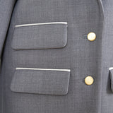 【shirocon】Chunky Tailored Jacket Gray