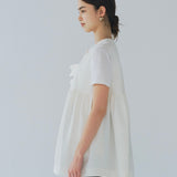 Double-Cross Frill Gilet