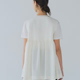 Double-Cross Frill Gilet