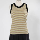 Mini Striped U-Neck Tank Top