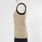 Mini Striped U-Neck Tank Top