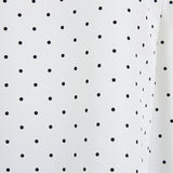Dot Side Gathered Blouse