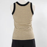 Mini Striped U-Neck Tank Top