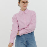 Mini Frill Stripe Shirt