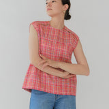 Check Tweed Vest