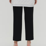 【shirocon】Camellia Stretch Dress Trousers