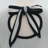 【yori】Back Ribbon Relaxed Dress