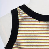 Mini Striped U-Neck Tank Top