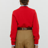 Bicolor Crew Neck Knit