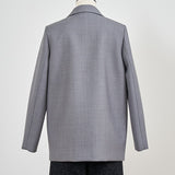 【shirocon】Chunky Tailored Jacket Gray