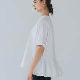 Solid Back Flare Tee