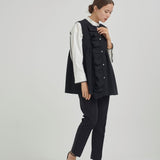 Double-Cross Frill Gilet