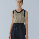 Mini Striped U-Neck Tank Top