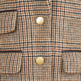 【shirocon】Chunky Tailored Jacket Check