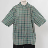 【yori】Tartan Check Sheer Shirt