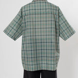 【yori】Tartan Check Sheer Shirt