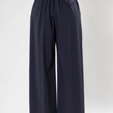 【shirocon】Waist Ribbon Double Tuck Pants