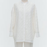 【shirocon】Kitty Ribbon Layered Blouse