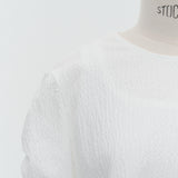 【shirocon】Mille Feuille Gathered Blouse