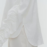 【shirocon】Mille Feuille Gathered Blouse