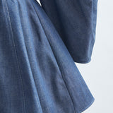 Origami Denim Blouse