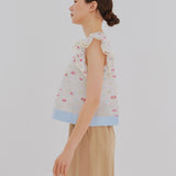 Lame Candy Color Blouse