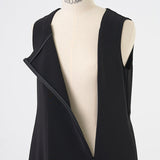 Sheer Sleeve Black Formal Set