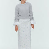 (yori) Blossom Balloon Cuff Blouse