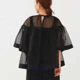Dot Organza Blouse