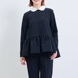 Round Collar Dress Blouse