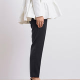 Matte Double Cloth Center Stitch Pants