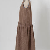 Cotton Check Dress