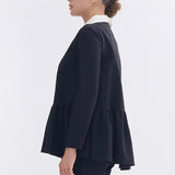 Round Collar Dress Blouse