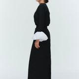 (yori) Blossom Balloon Cuff Blouse