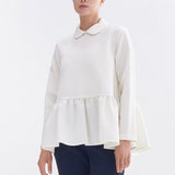 Round Collar Dress Blouse