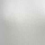 Cashmere Silk Sheer Ribbed Top