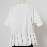 Solid Back Flare Tee
