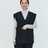 V-neck Ribbon Gilet