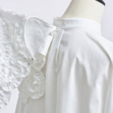 Whipped Collar Blouse