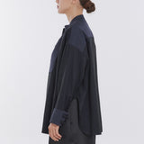 【shirocon】 Tuxedo Ribbon Blouse