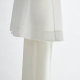 Heart Textured Cuff Ribbon Blouse