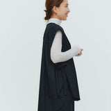 V-neck Ribbon Gilet