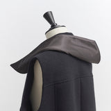 Puffy Big Collar Gilet