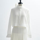 Heart Textured Short Shirt