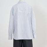 Mini Frill Stripe Shirt
