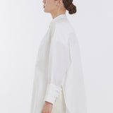 【shirocon】 Tuxedo Ribbon Blouse