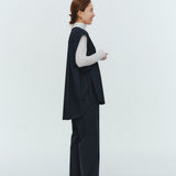 V-neck Ribbon Gilet