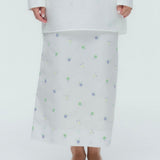 (yori) Blossom Long Skirt