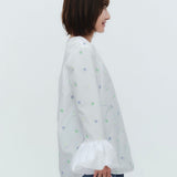 (yori) Blossom Balloon Cuff Blouse